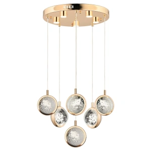 A-628-6YG ALTILI YUVARLAK AVİZE