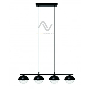 A-3461-4 Camlı Sarkıt Modern Avize