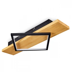 AW-4330-1S Doğal Ahşap Tekli Kare Plafonyer