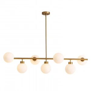 A-7017-7E Yedili Beyaz Cam Sarkıt Eskitme