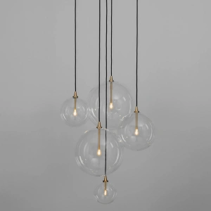 A-8943-5Y-E BUBBLE CAM ESKİTME KAPLAMA SARKIT AVİZE