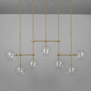 A-8943B-8-E BUBBLE CAM ESKİTME KAPLAMA SARKIT AVİZE