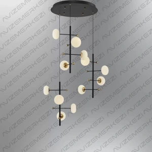 A-4137-3A 3Lü Modern Avize