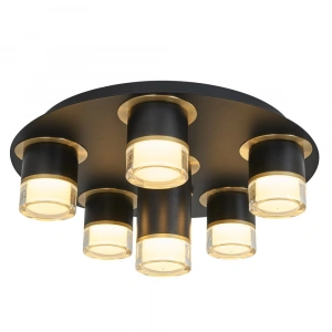 A-6097-6S 6 Lü Armatür Siyah