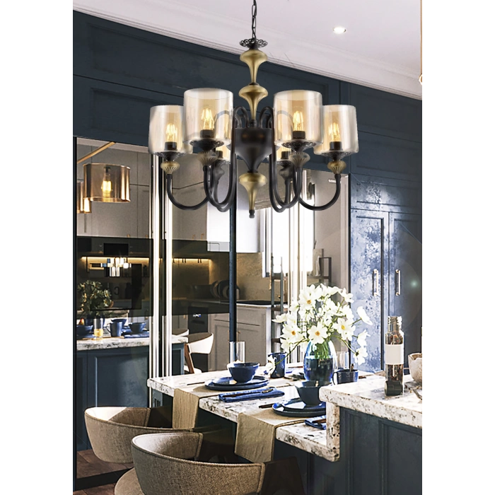 ALTILI SİYAH AVİZE A-461-6