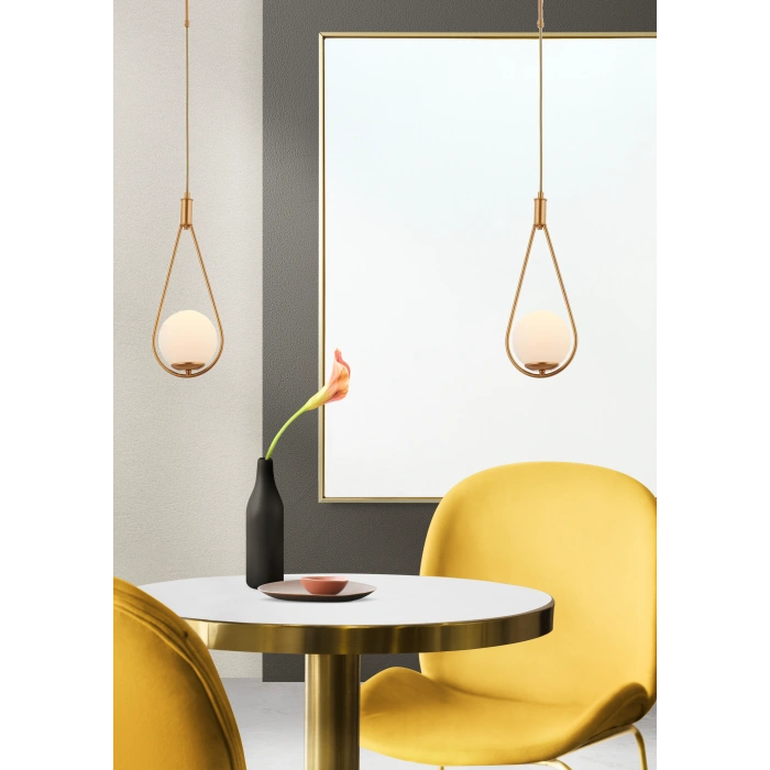 Sarı Kaplama Modern Avize A-431-1