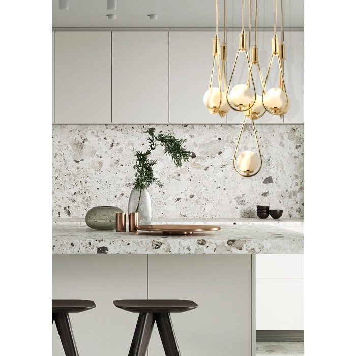 Sarı Kaplama Modern Avize A-431-7