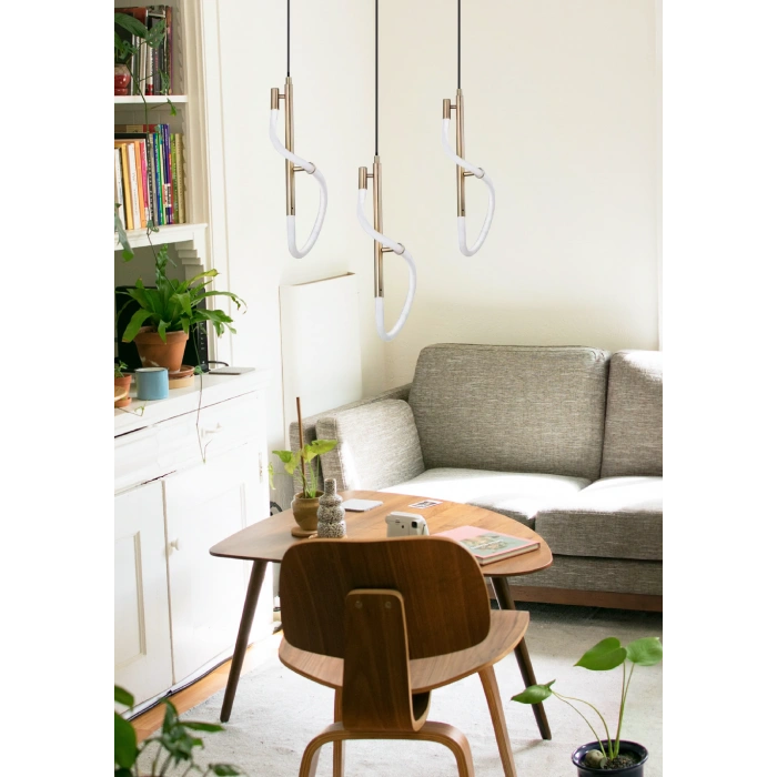 ÜÇLÜ LEDLİ SIRALI AVİZE A-511-3Y