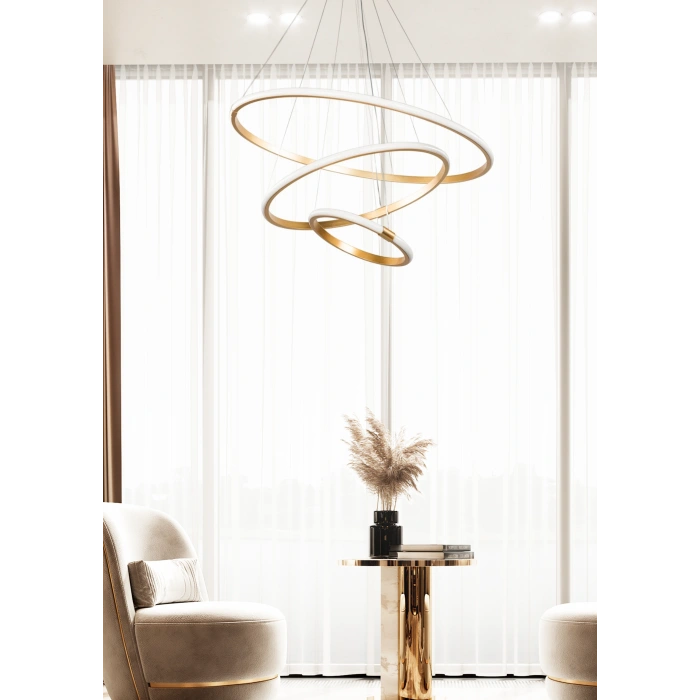 YUVARLAK HALKA LEDLİ AVİZE A-517-E-604224