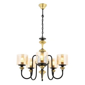 BEŞLİ SİYAH AVİZE A-461-5