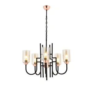 BEŞLİ ROSE GOLD AVİZE A-463-5RG