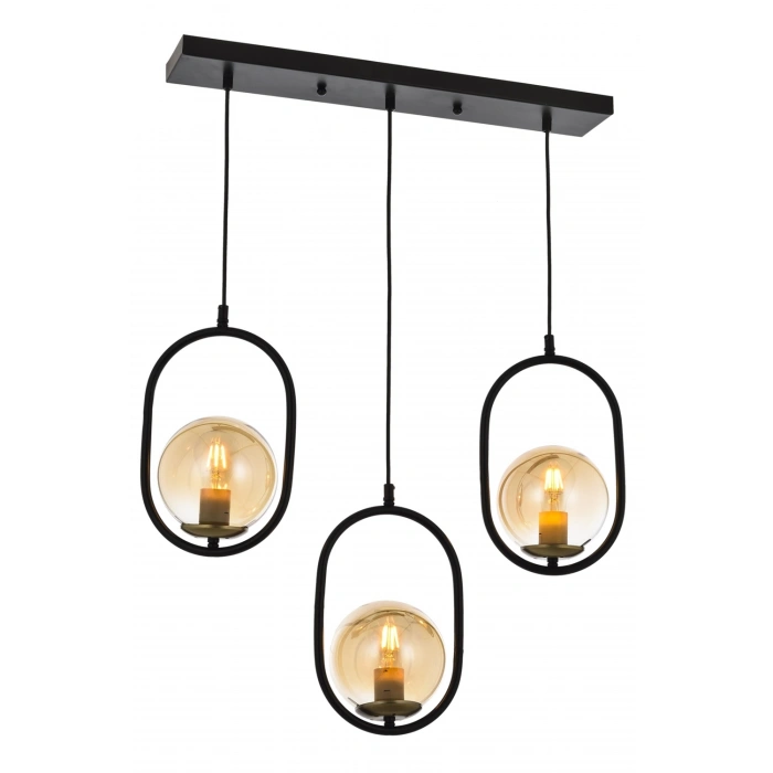 ÜÇLÜ SİYAH AVİZE A-427-3S