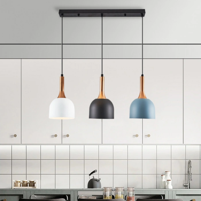 ÜÇLÜ AVİZE KARIŞIK ZC-512-3AS-MIX