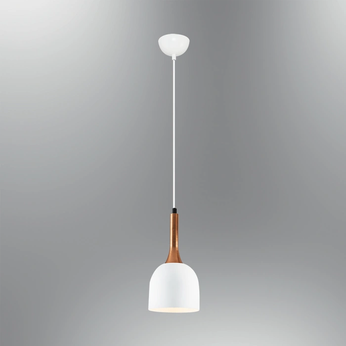 TEKLİ BEYAZ AVİZE ZC-512-1A-B