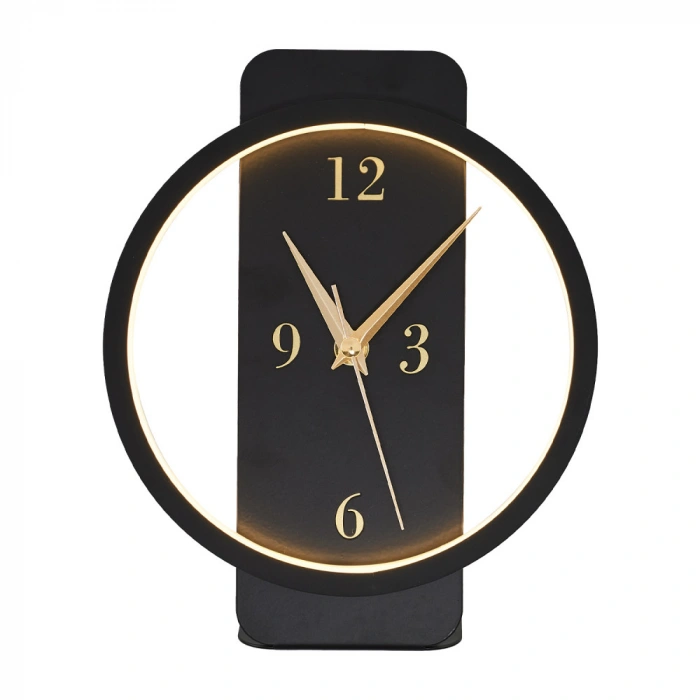 SAATLİ YUVARLAK MASA LAMBASI LD-1150-ML-YS