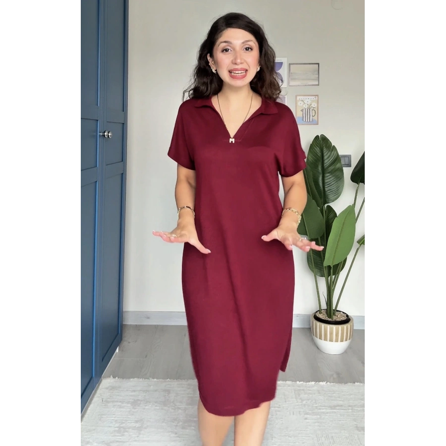 1 ALANA 1 BEDAVA POLOYAKA BORDO