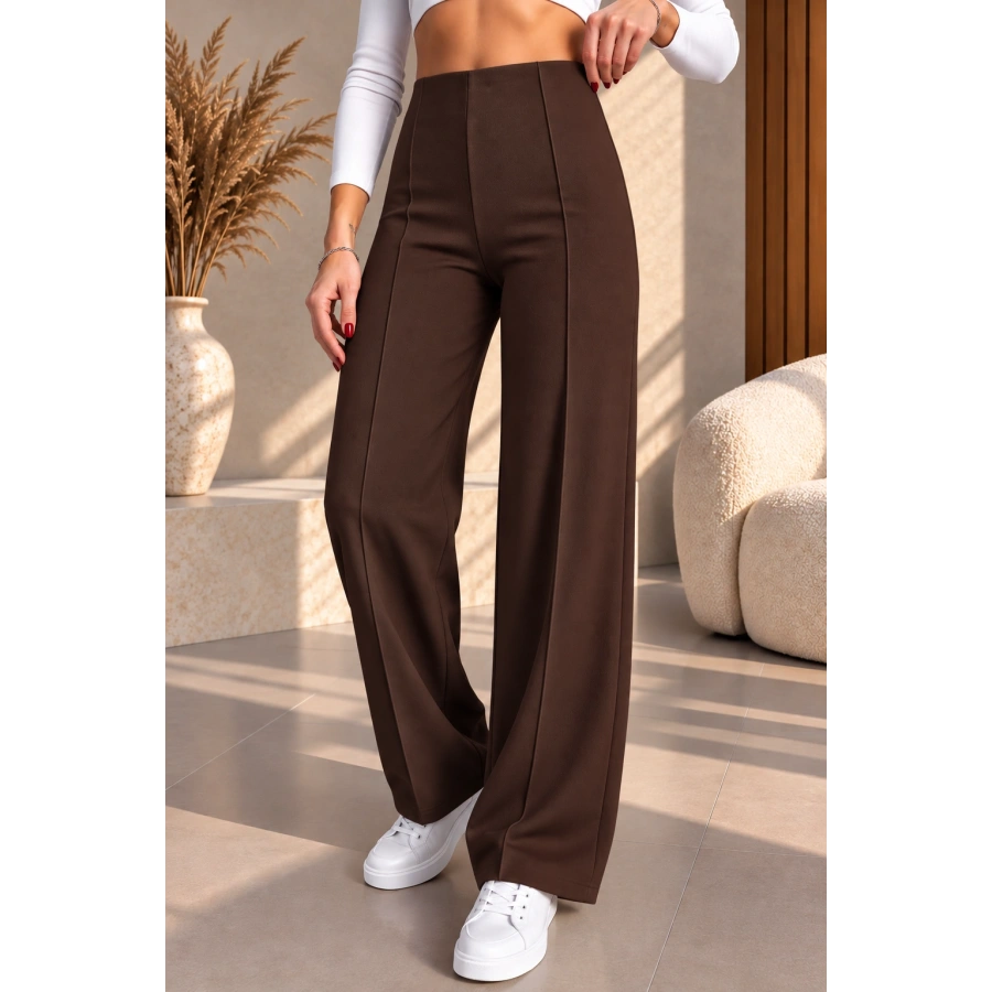 KAHVE MİLA PANTOLON
