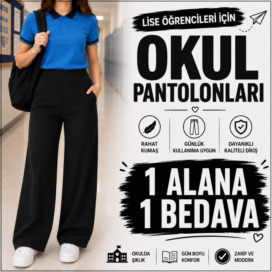 SİYAH OKUL PANTOLONU