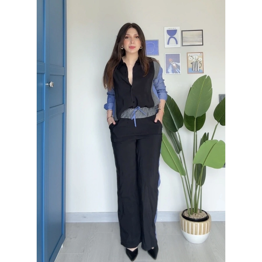 Tensel muadil takım siyah