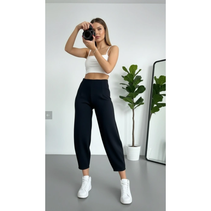 BALON SİYAH PANTOLON