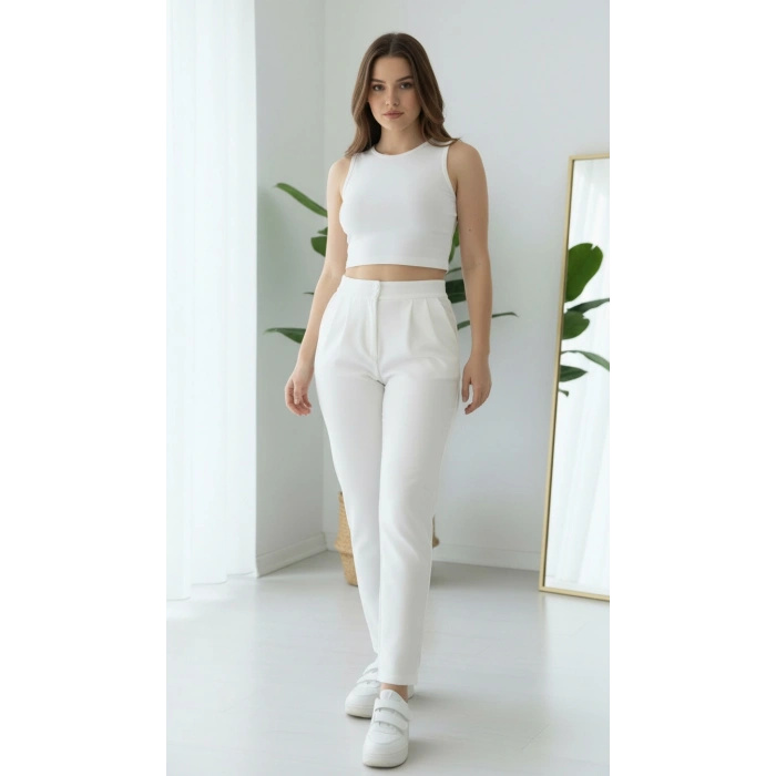 Havuç BEYAZ Pantolon