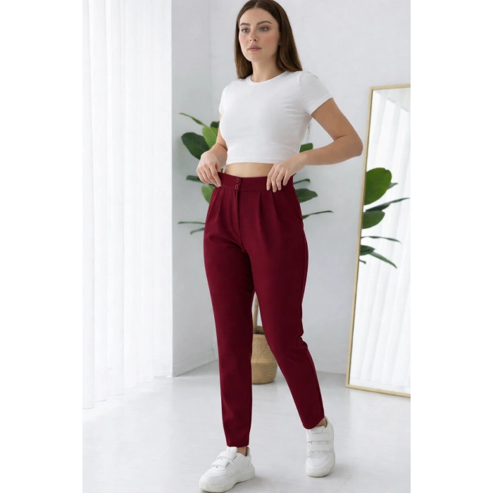 Havuç BORDO Pantolon
