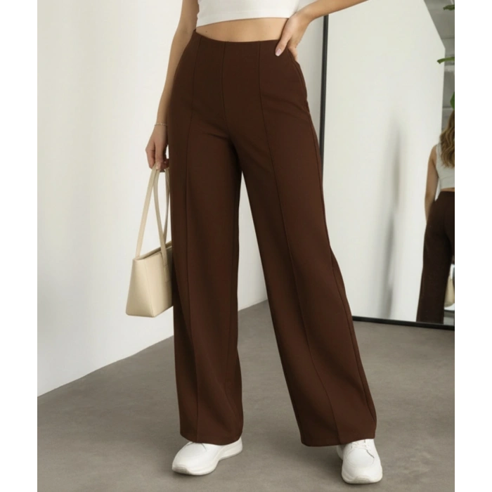 KAHVE MİLA PANTOLON