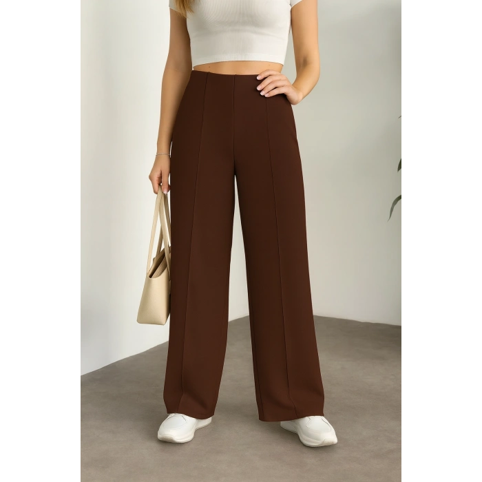 KAHVE MİLA PANTOLON