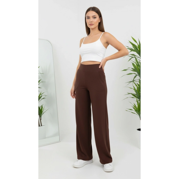 KORSAJ KEMER KAHVE PANTOLON