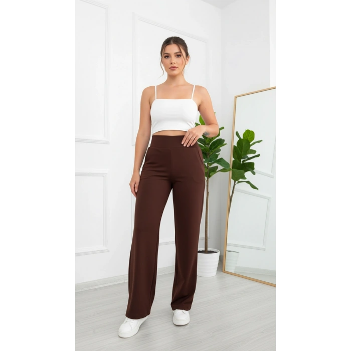 KORSAJ KEMER KAHVE PANTOLON