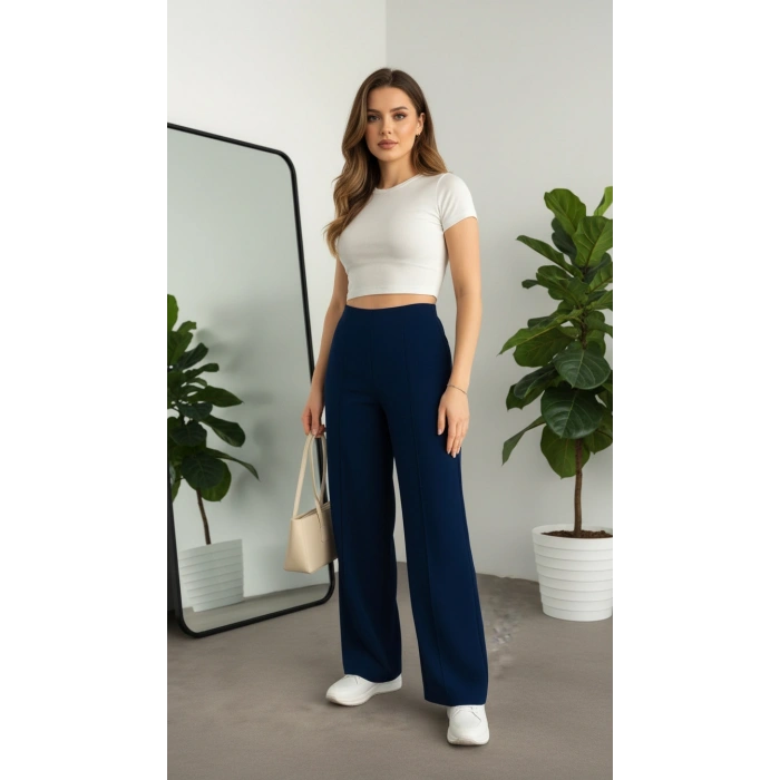 LACİVERT MİLA PANTOLON