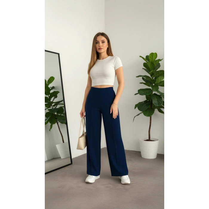 LACİVERT MİLA PANTOLON