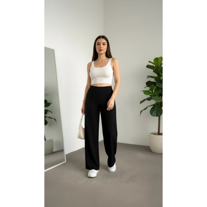 SİYAH MİLA PANTOLON