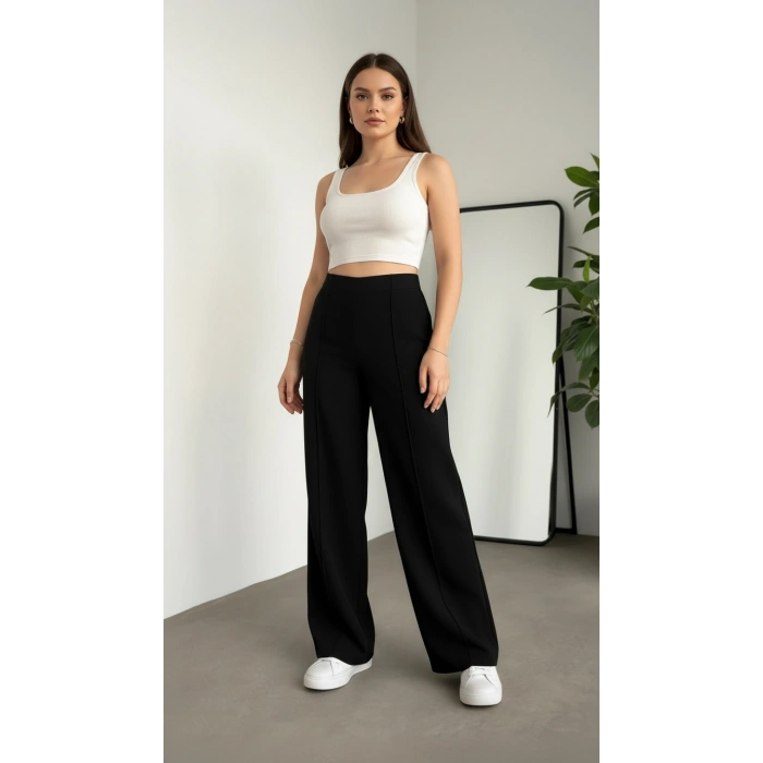 SİYAH MİLA PANTOLON
