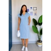 1 ALANA 1 BEDAVA POLOYAKA MAVİ