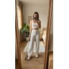 BEYAZ MİLA PANTOLON