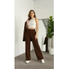 KAHVE MİLA PANTOLON