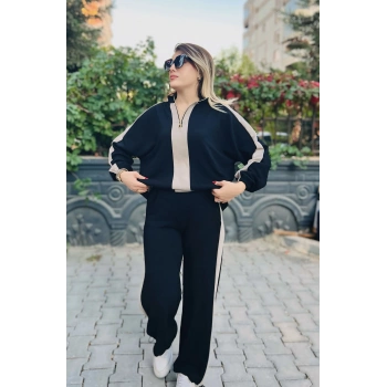 SİYAH OYS MODAL TAKIM FERMURALI