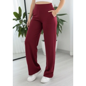 KORSAJ KEMER BORDO PANTOLON