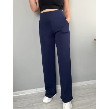 KORSAJ KEMER LACİVERT PANTOLON