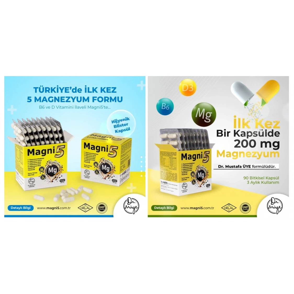 MAGNİ5 MAGNEZYUM TAKVİYESİ