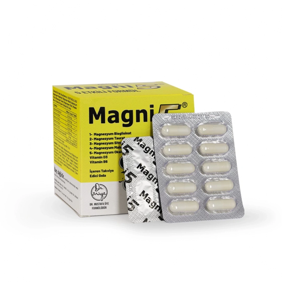 MAGNİ5 MAGNEZYUM TAKVİYESİ