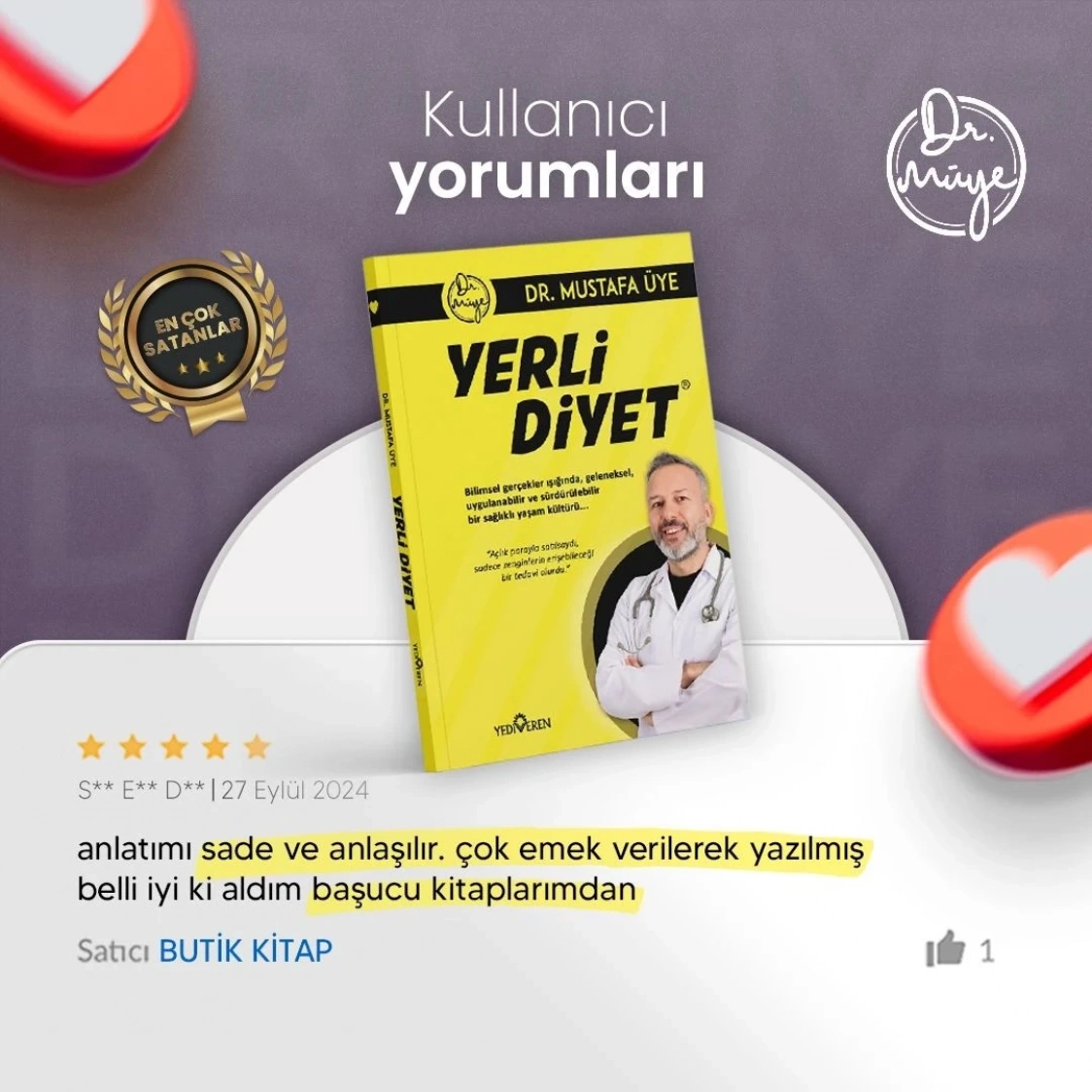 YERLİ DİYET KİTABI (Dr. Mustafa ÜYE)