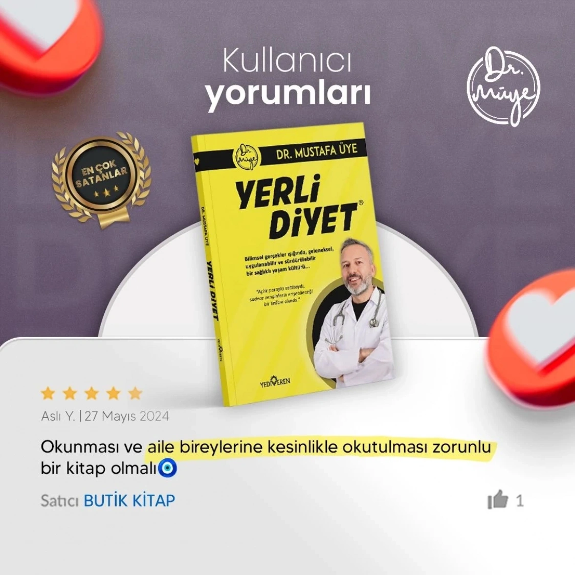 YERLİ DİYET KİTABI (Dr. Mustafa ÜYE)
