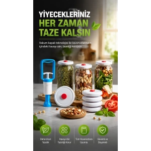 Vakumlu Kapak