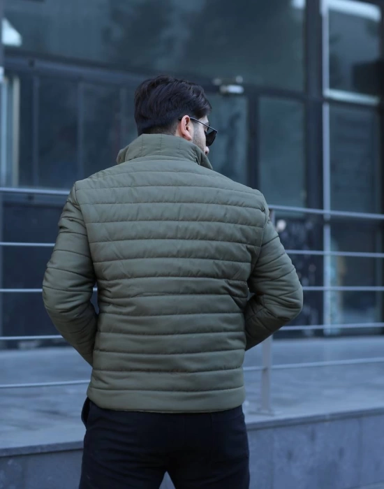 Şişme Astarlı Mont Haki