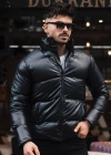 Oversize Deri Mont Siyah