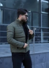 Şişme Astarlı Mont Haki