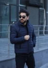 Şişme Astarlı Mont Lacivert