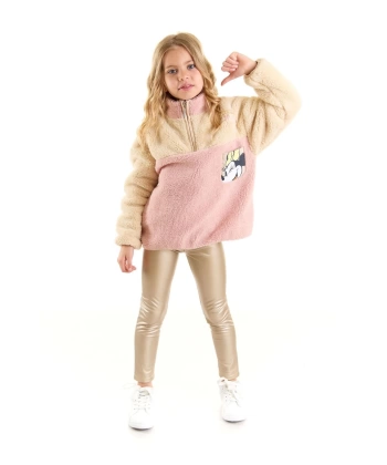 Disney Lisanslı Çocuk 2li Takım Pudra MN21232